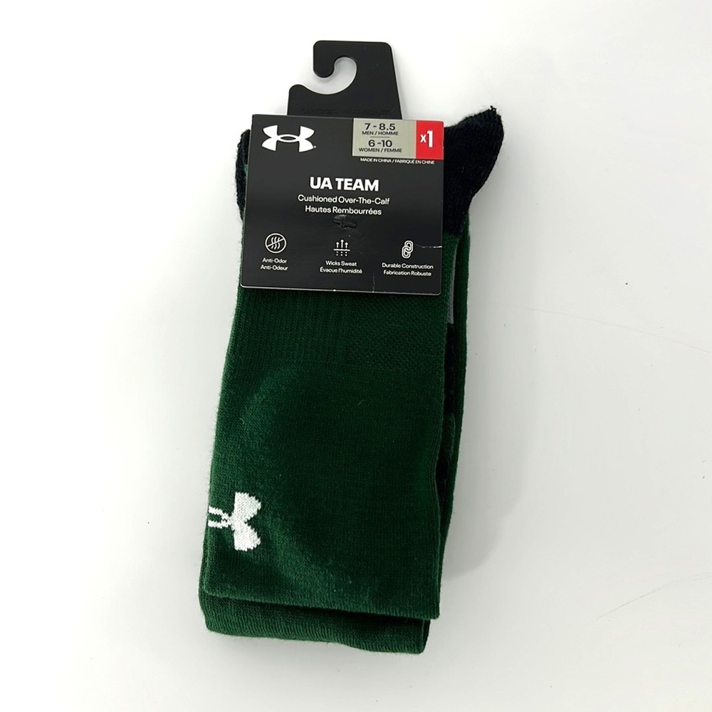 Under Armour Dark Green Athletic Socks